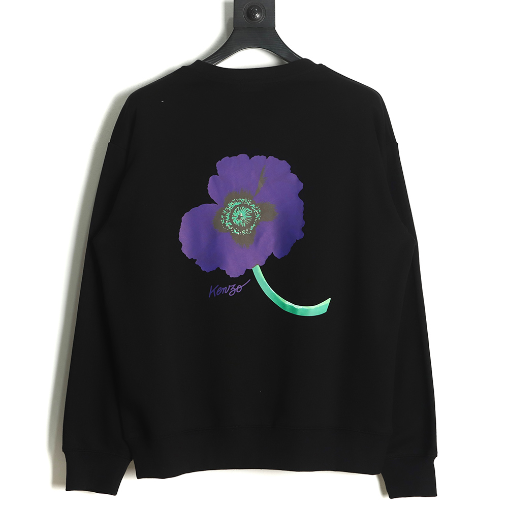 Kenzo 22FW begonia print crew neck sweatshirt TSK1