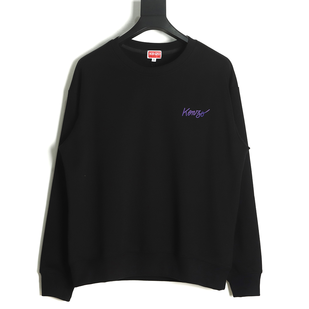 Kenzo 22FW begonia print crew neck sweatshirt TSK1