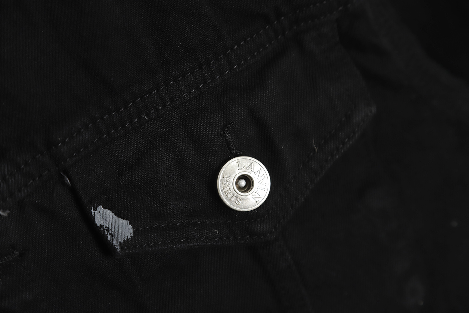 LANVIN Lanvin joint GD limited capsule graffiti denim jacket