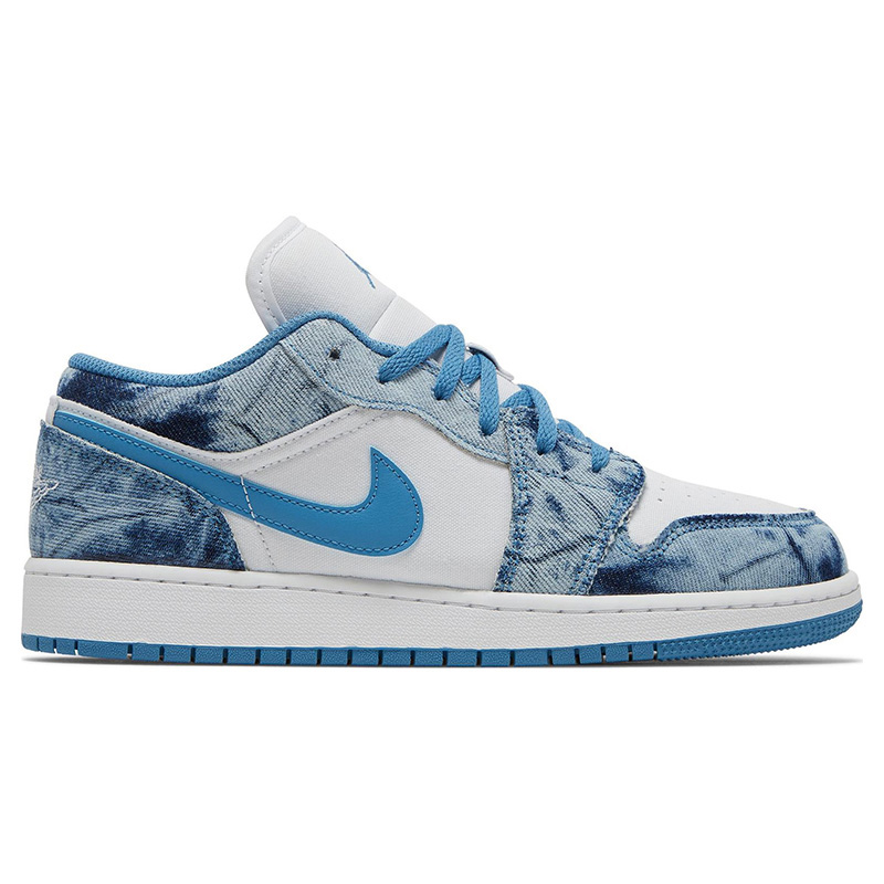 AIR JORDAN 1 LOW GS ''WASHED DENIM''