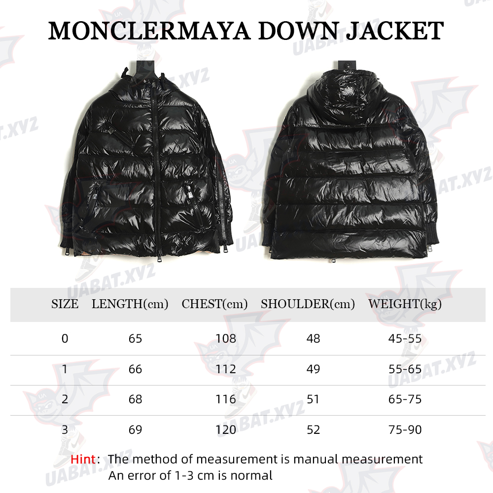 Moncler liriope series hooded diagonal zipper down jacket TSK1