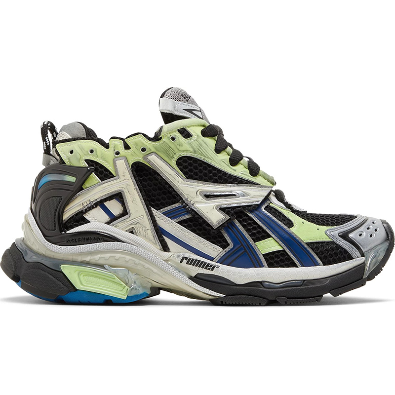 Ba*len*cia*ga runner sneaker ''grey blue green''