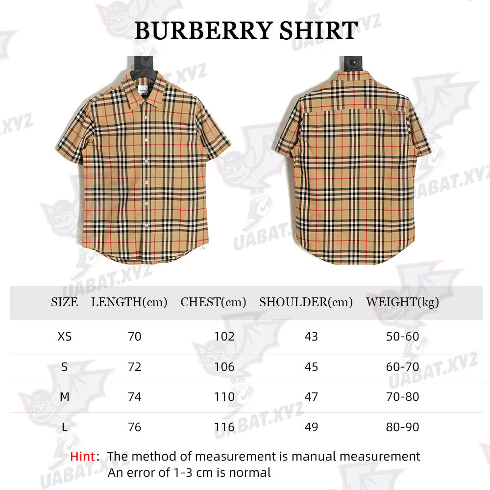 B**rry classic check short sleeve shirt