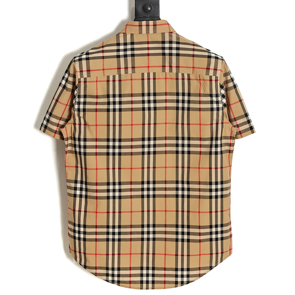 B**rry classic check short sleeve shirt