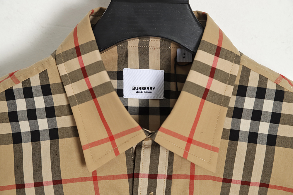 B**rry classic check short sleeve shirt