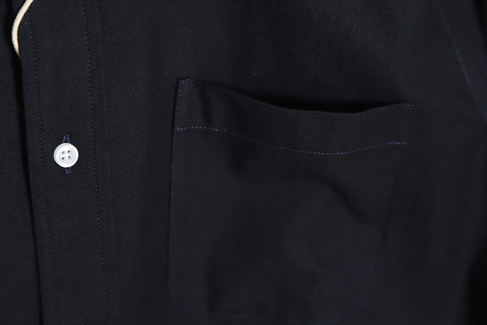 Thom Browne Classic Four Bar Flannel Shirt