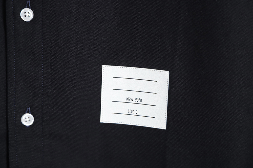 Thom Browne Classic Four Bar Flannel Shirt