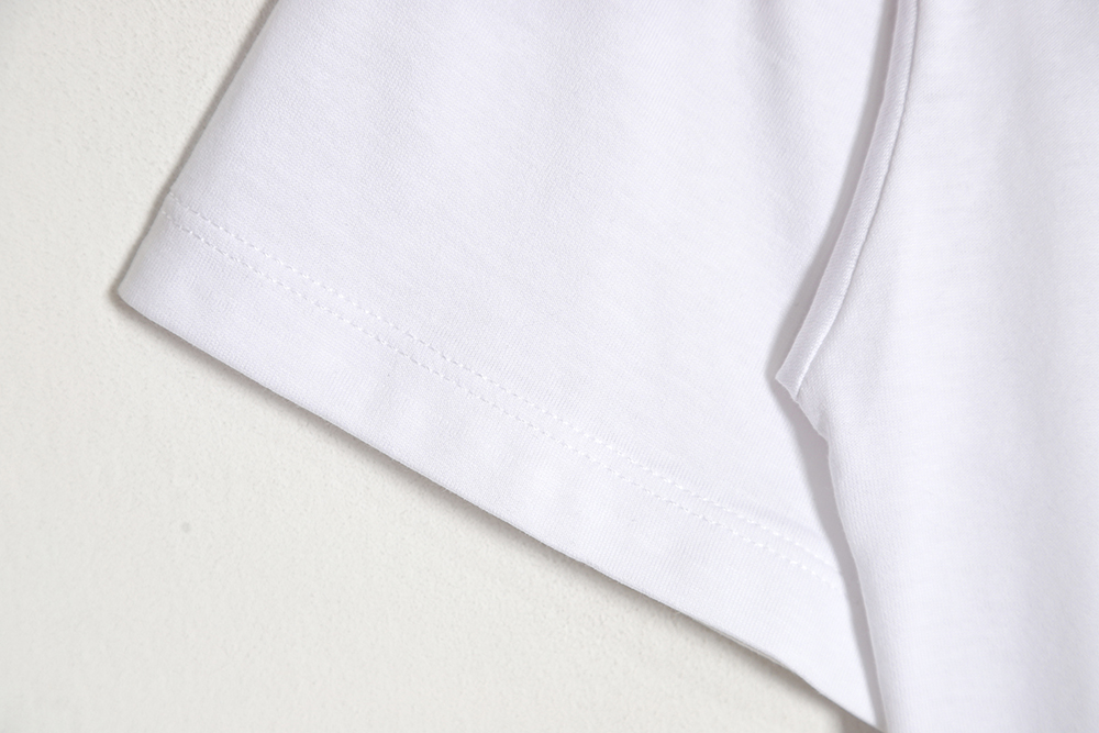 Ce**e 22ss rivet heart letter short-sleeved t-shirt