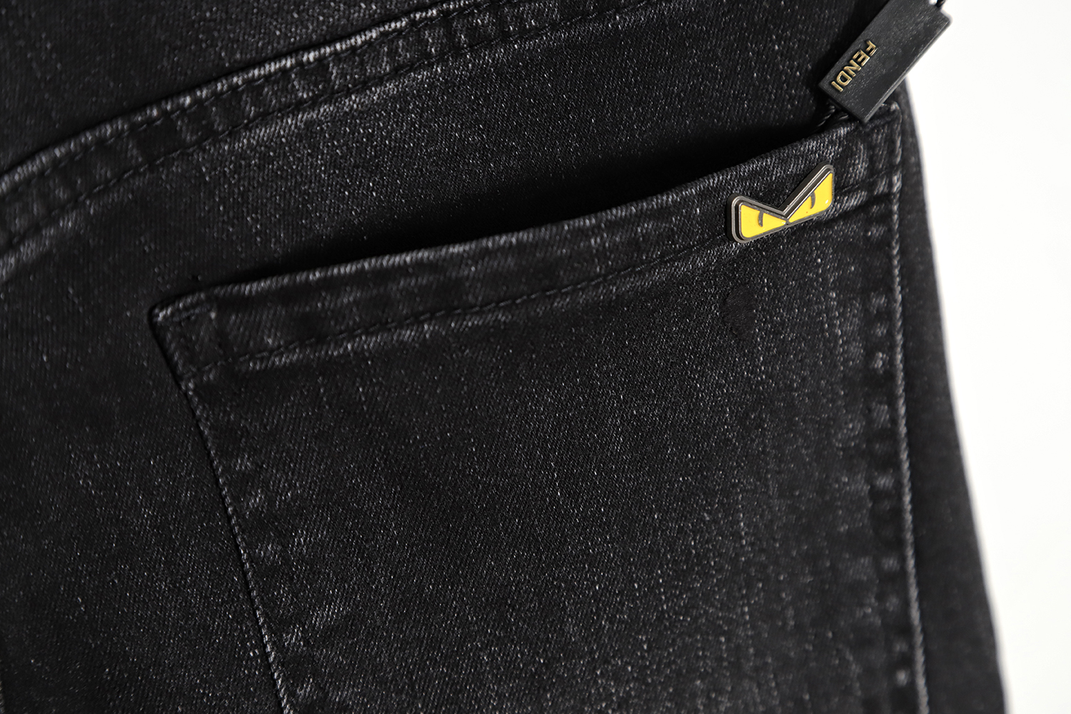 F**di classic monster eyes jeans