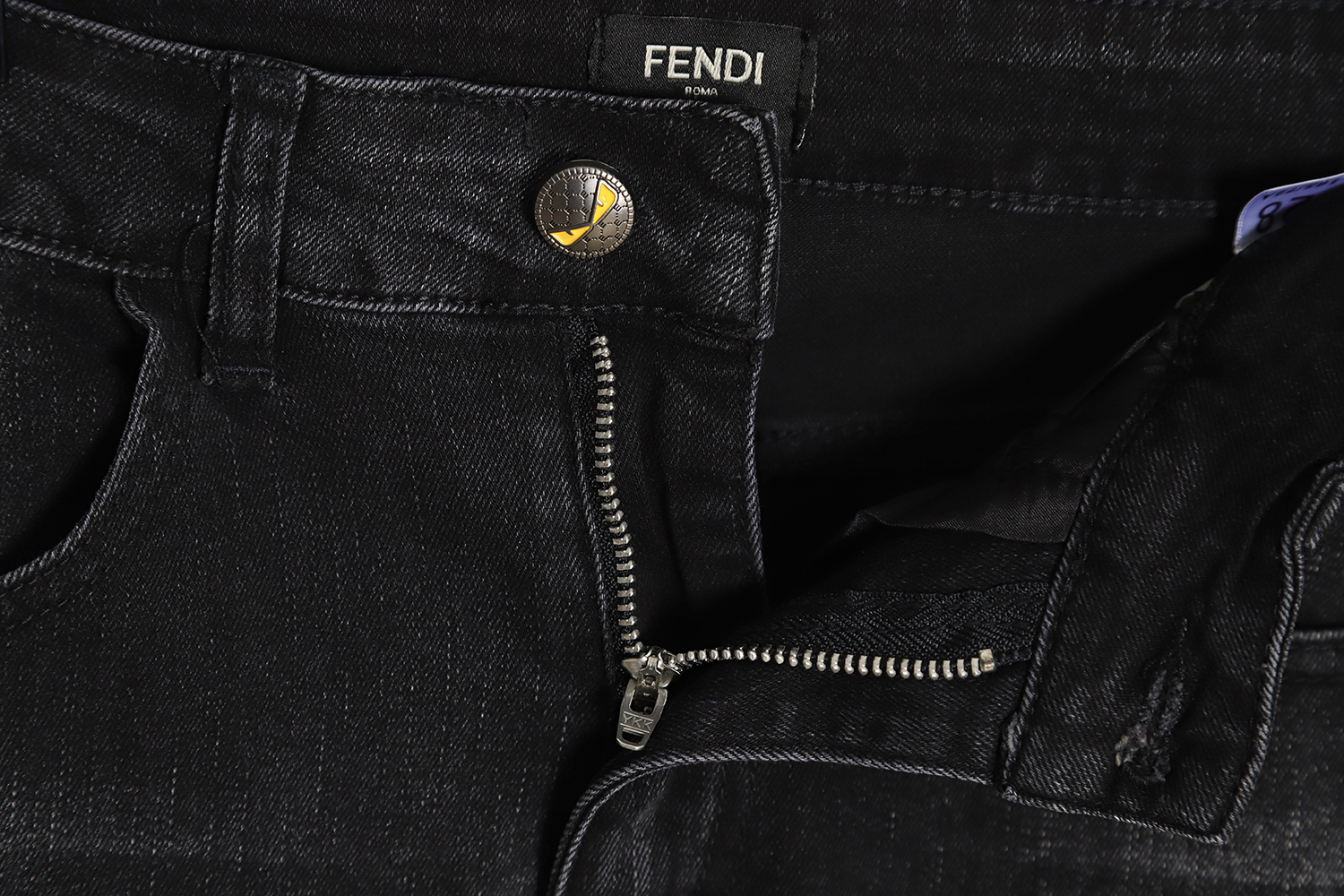F**di classic monster eyes jeans