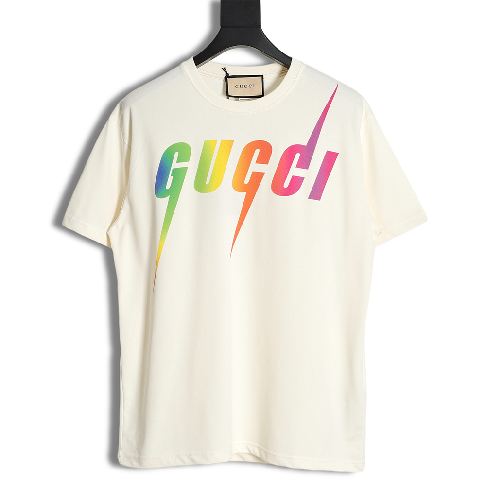 G*u*i 23ss gradient lightning short sleeve t-shirt