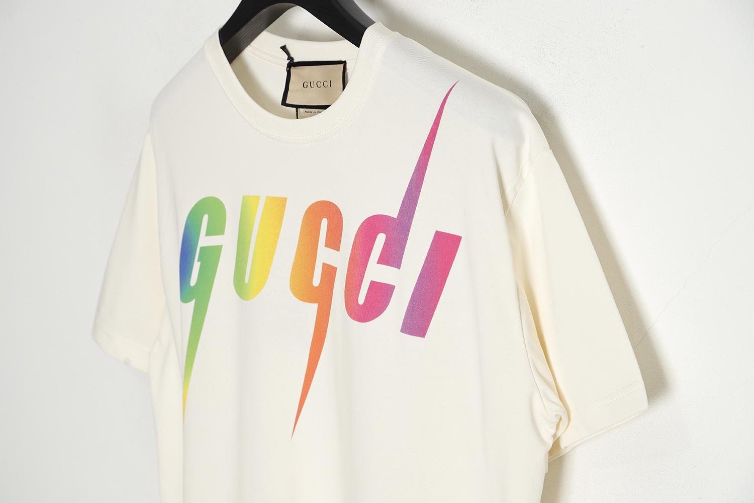 G*u*i 23ss gradient lightning short sleeve t-shirt