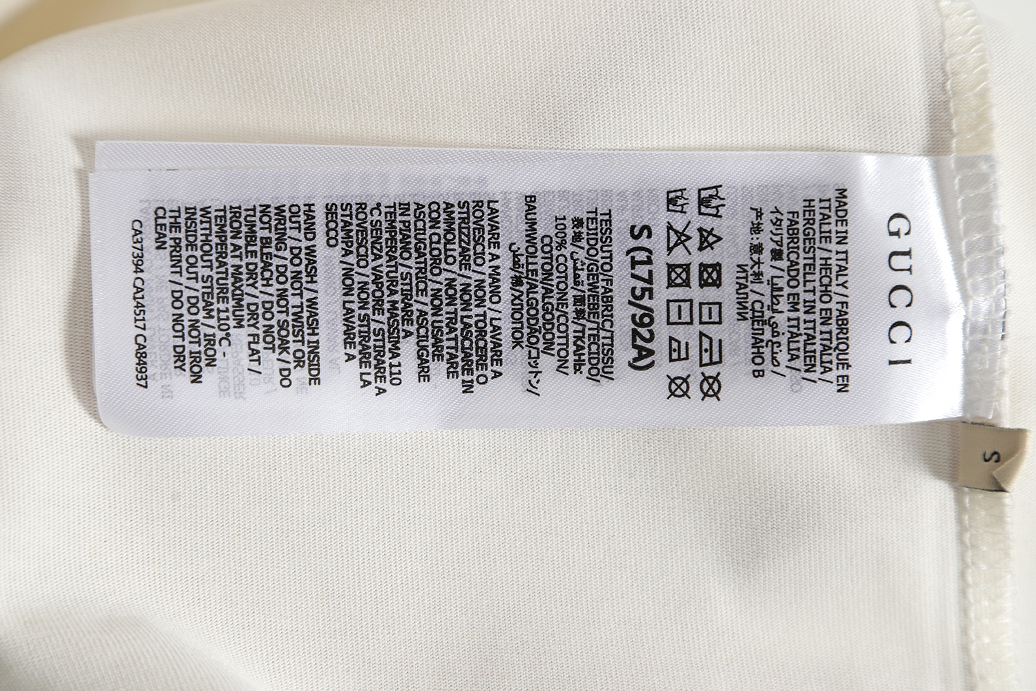 G*u*i 23ss gradient lightning short sleeve t-shirt