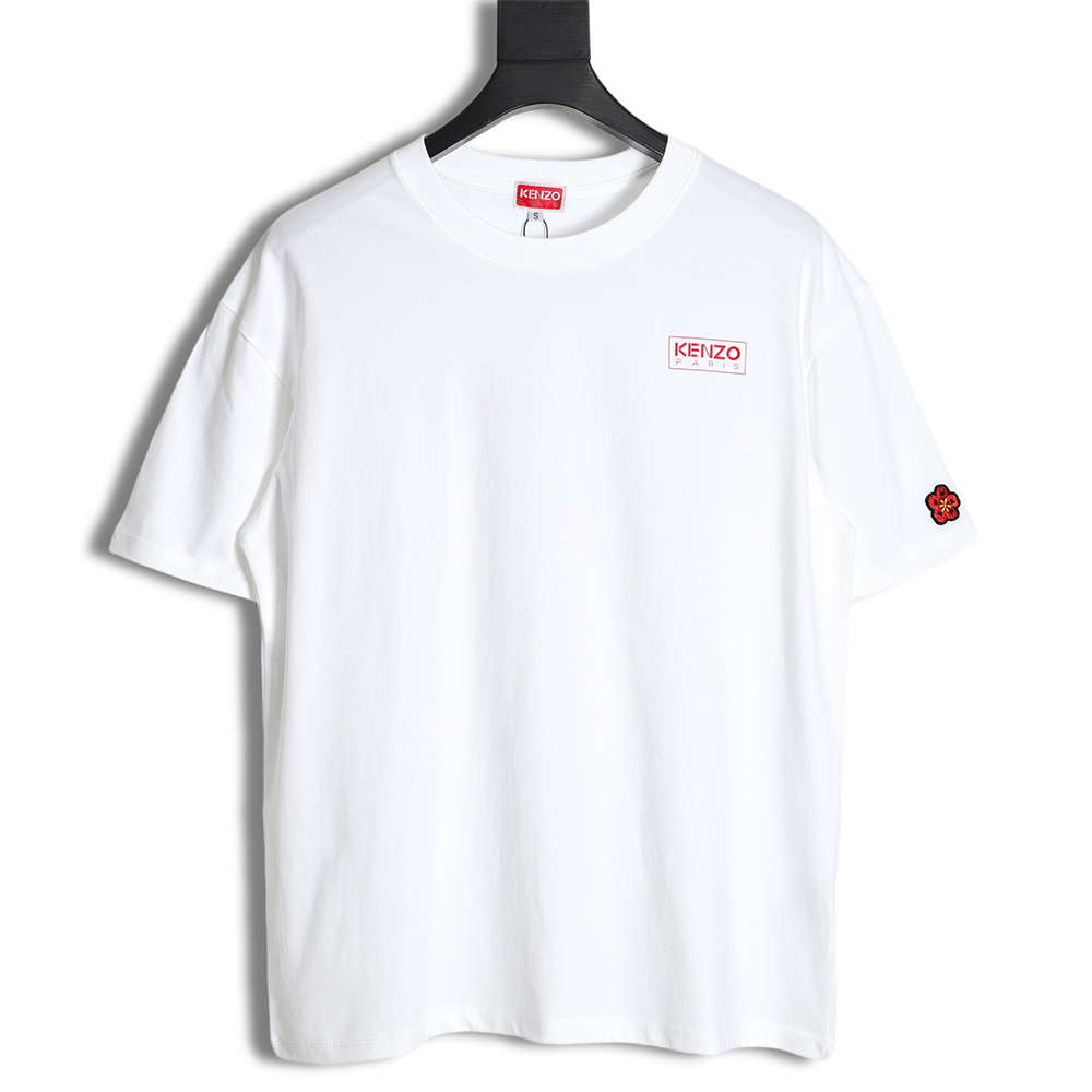 KENZO x NIGO joint block letter print embroidery short-sleeved T-shirt