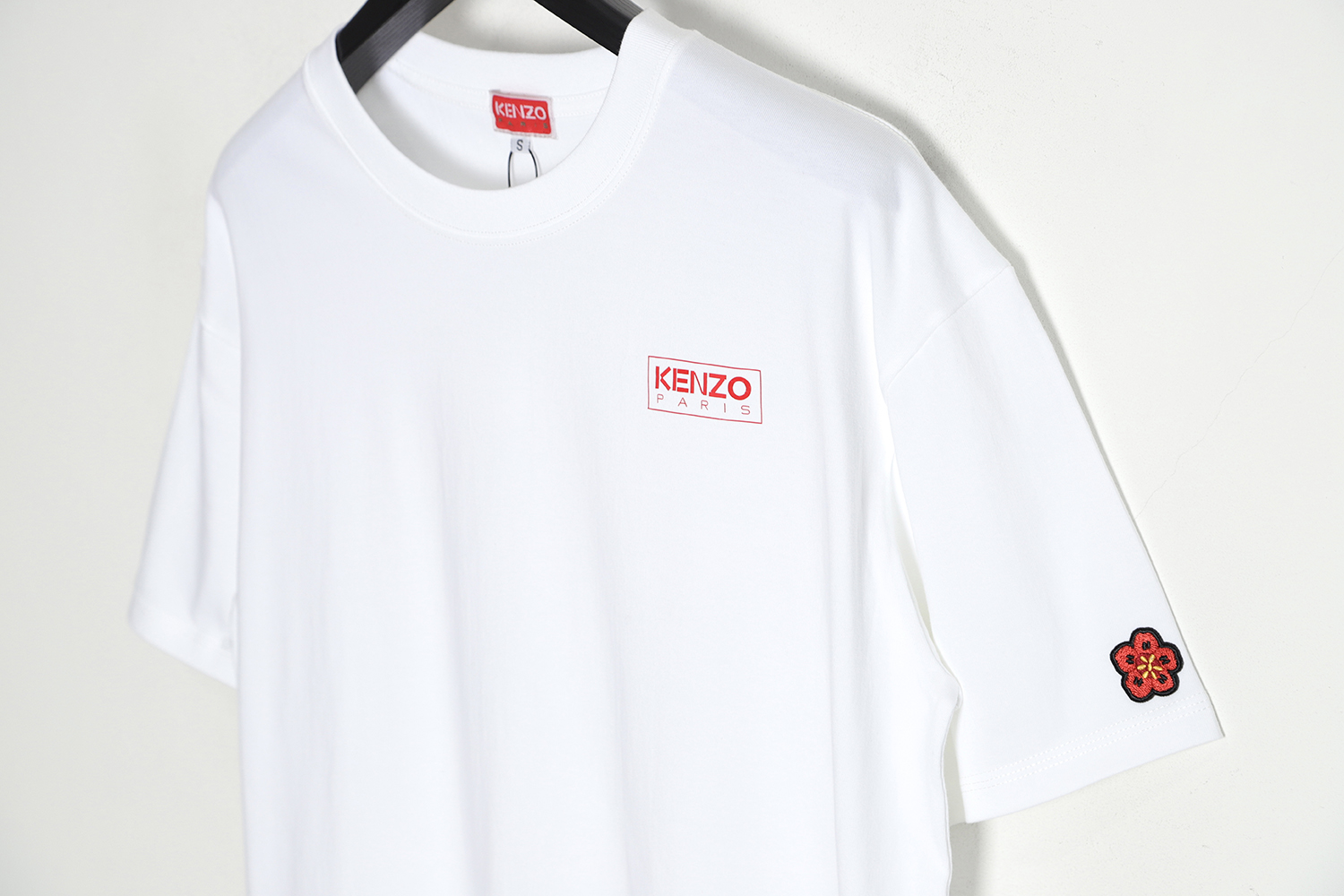 KENZO x NIGO joint block letter print embroidery short-sleeved T-shirt