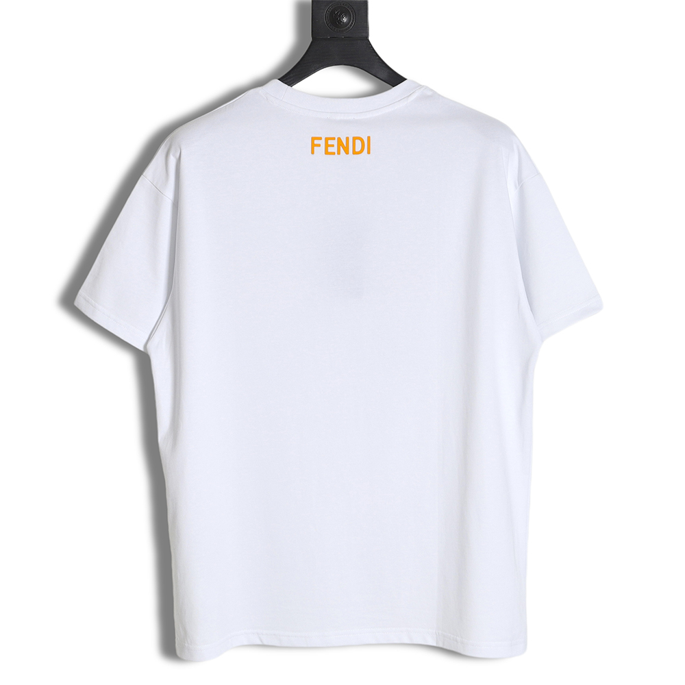 F**di 22ss cracked rubber eyes short sleeves