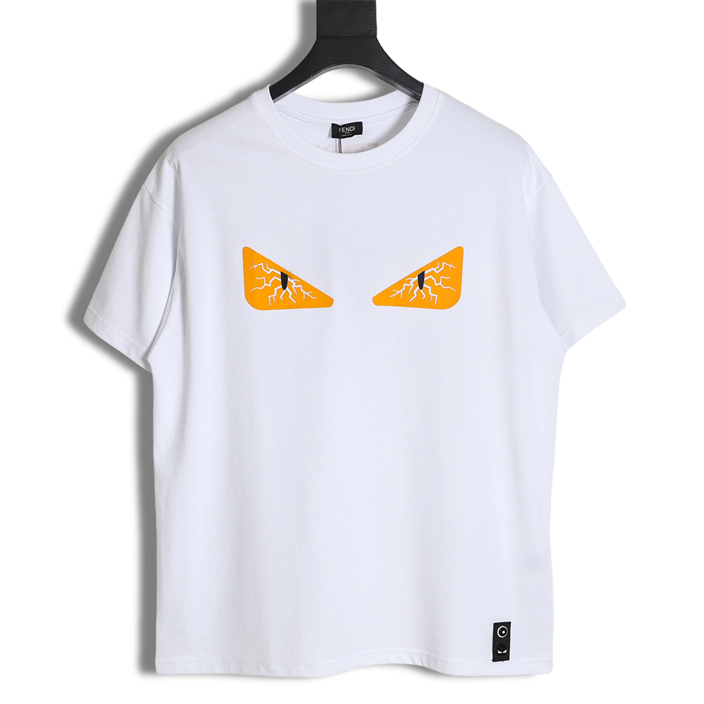 F**di 22ss cracked rubber eyes short sleeves