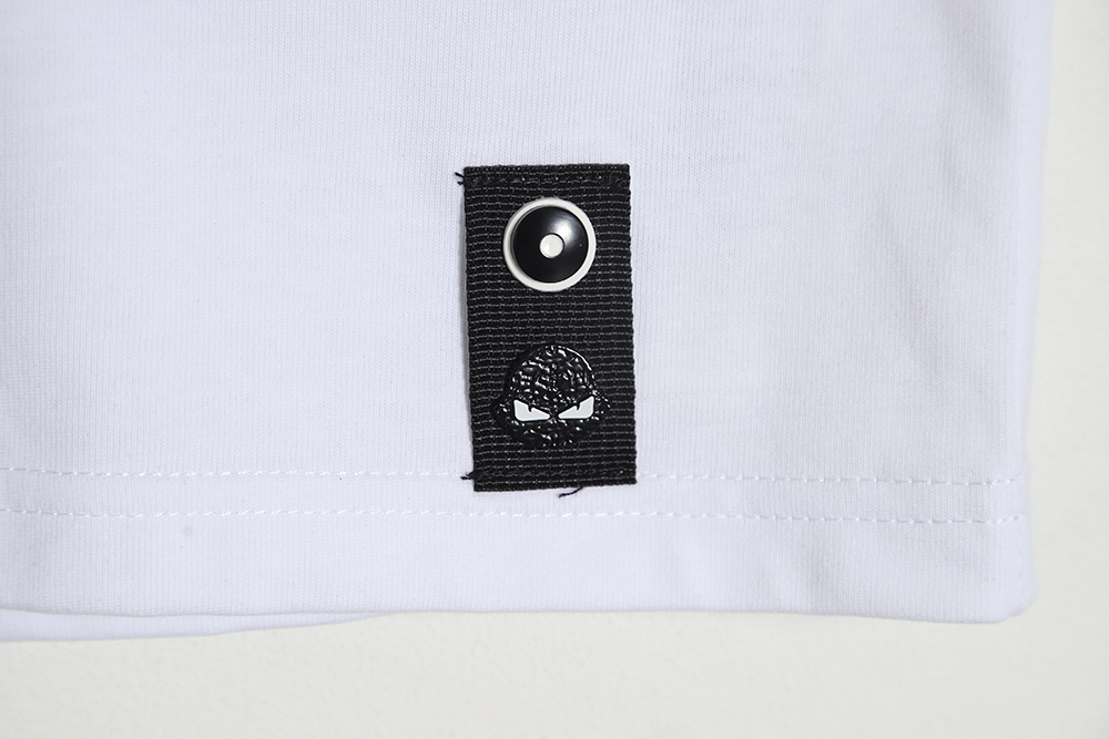 F**di 22ss cracked rubber eyes short sleeves