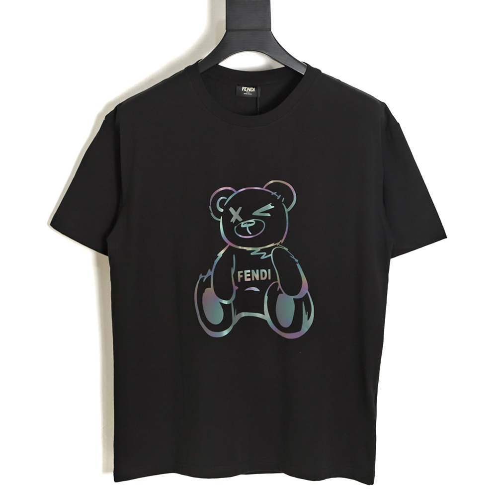 F**di 23ss laser anime bear pattern short sleeve tsk1