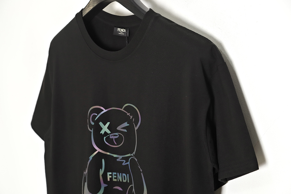 F**di 23ss laser anime bear pattern short sleeve tsk1