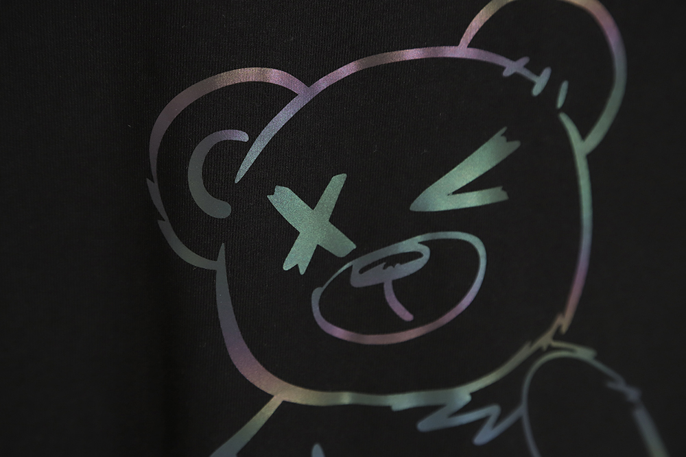 F**di 23ss laser anime bear pattern short sleeve tsk1