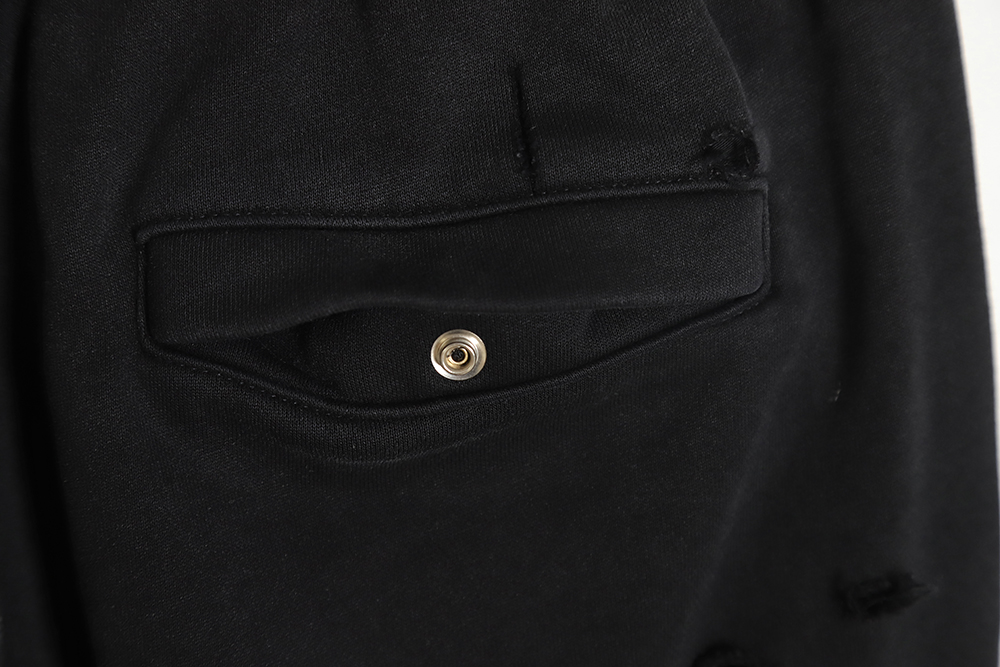 Givenchy 23SS ripped print fake two-piece shorts