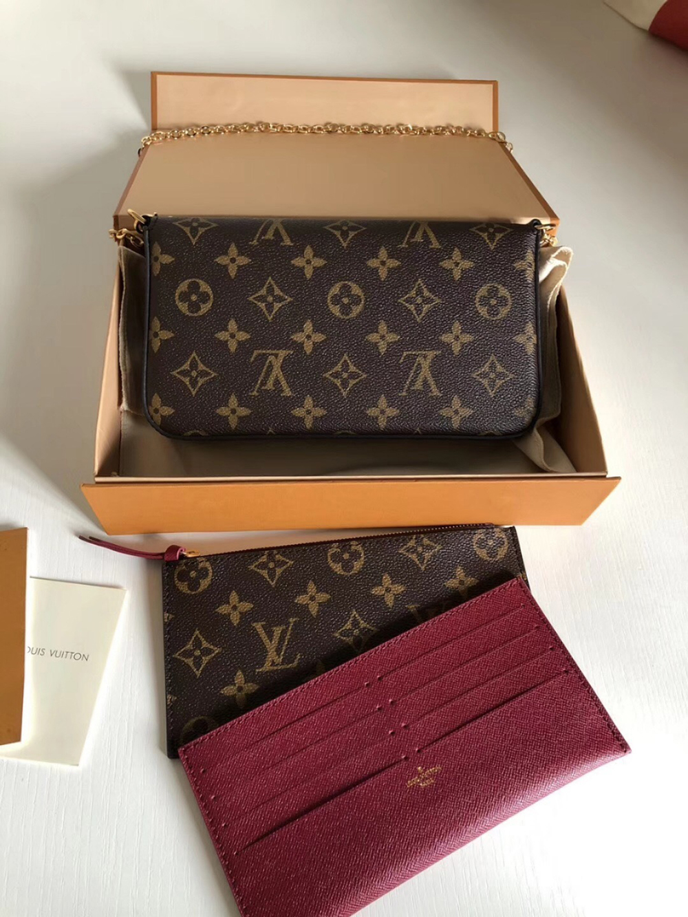 l0*is V*t0n félicie bags m61276 21 x 12 x 3cm