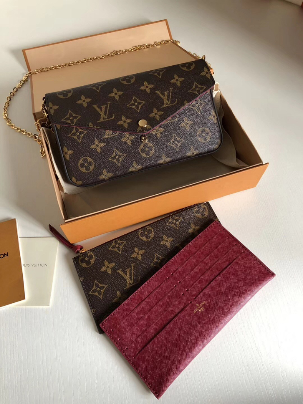 l0*is V*t0n félicie bags m61276 21 x 12 x 3cm