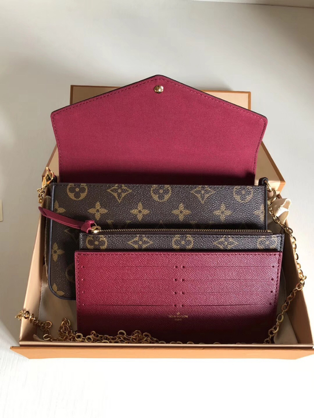 l0*is V*t0n félicie bags m61276 21 x 12 x 3cm