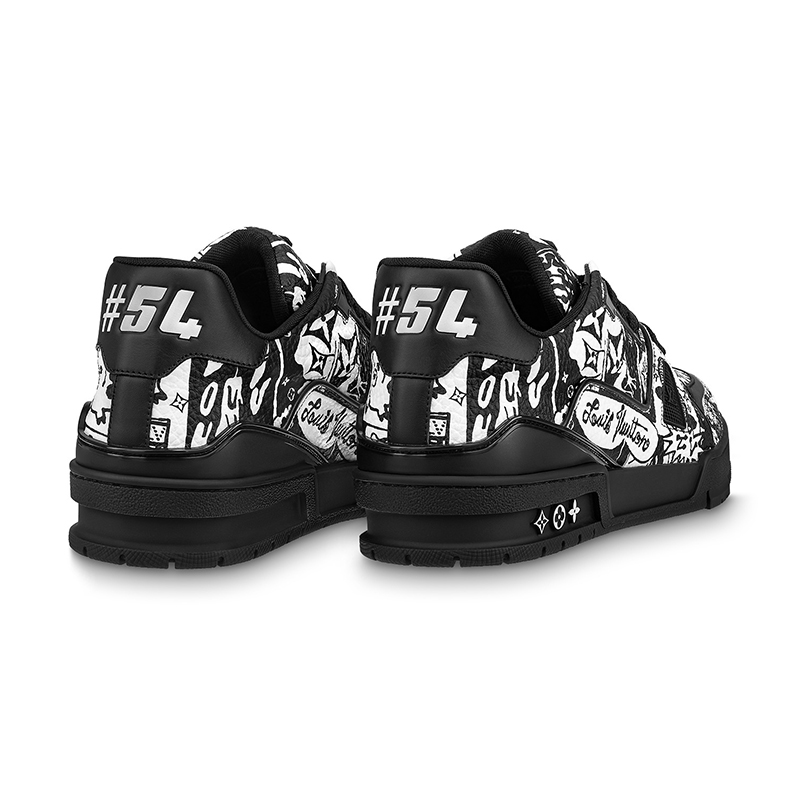 l0*is V*t0n trainer comic motifs black white