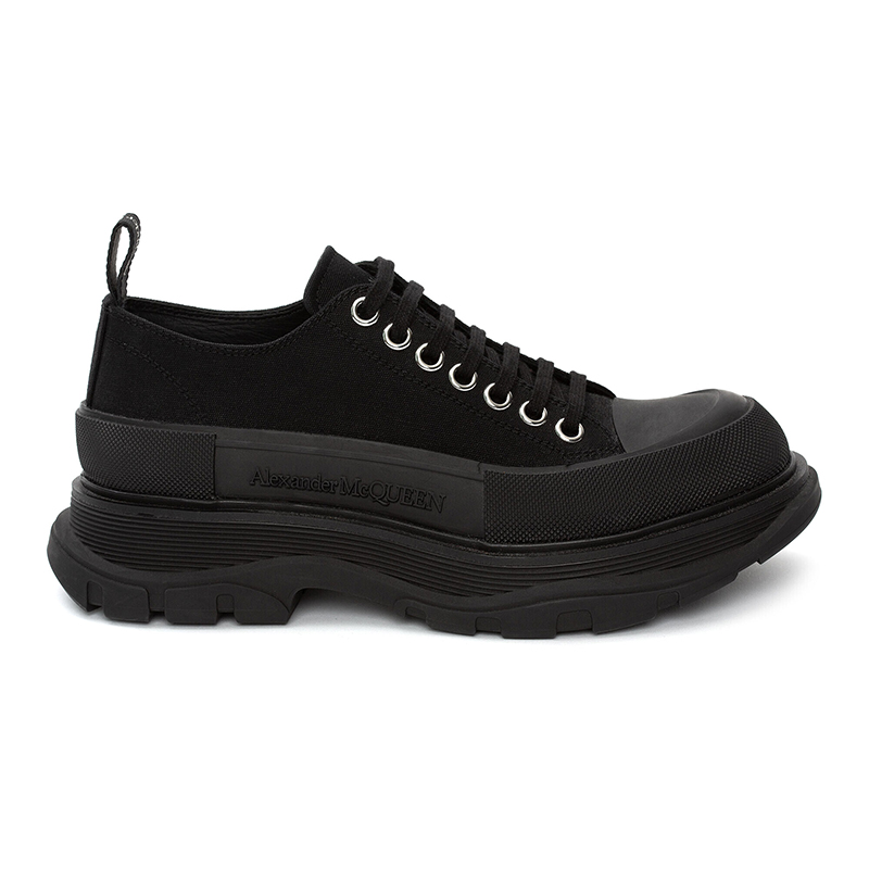 alexander M*Q*en tread slick lace up ''triple black''