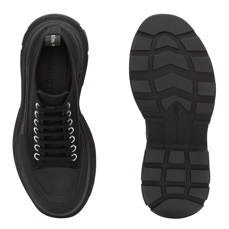 alexander M*Q*en tread slick lace up 