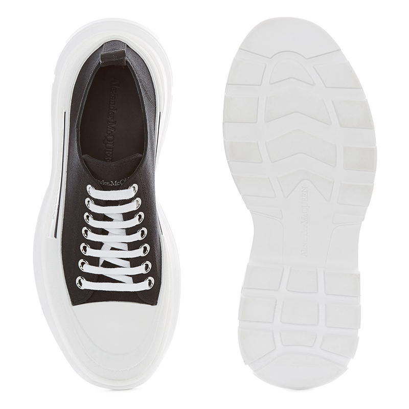 alexander M*Q*en tread slick lace up 