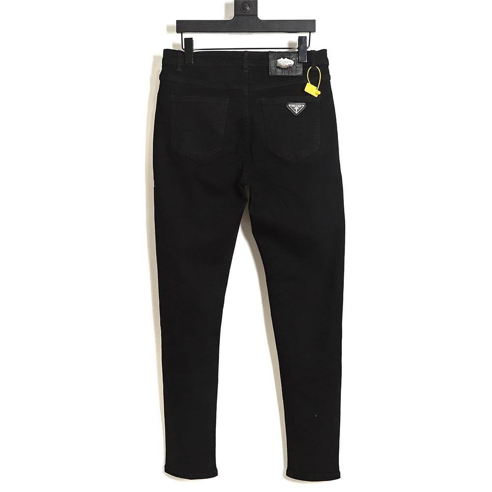 Pra*a triangle logo jeans