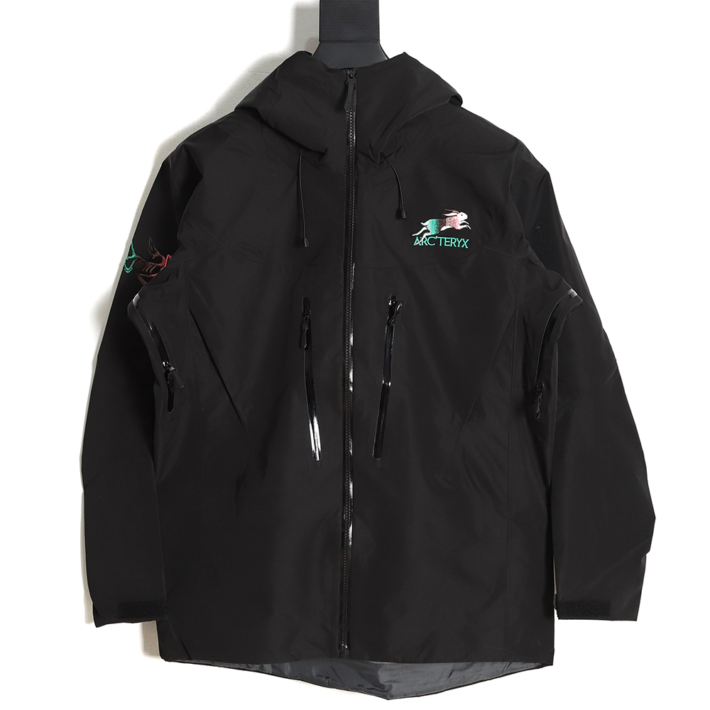 Arc`teryx Year of the Rabbit limited color logo hard shell jacket