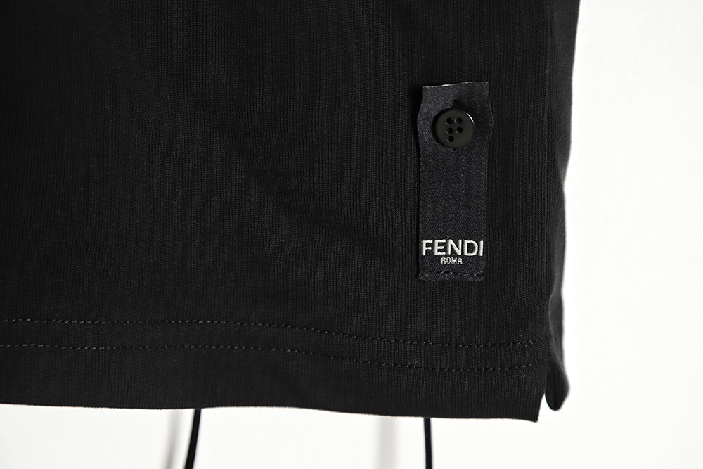 f**di lafayette full Di*m*nd round neck short sleeve