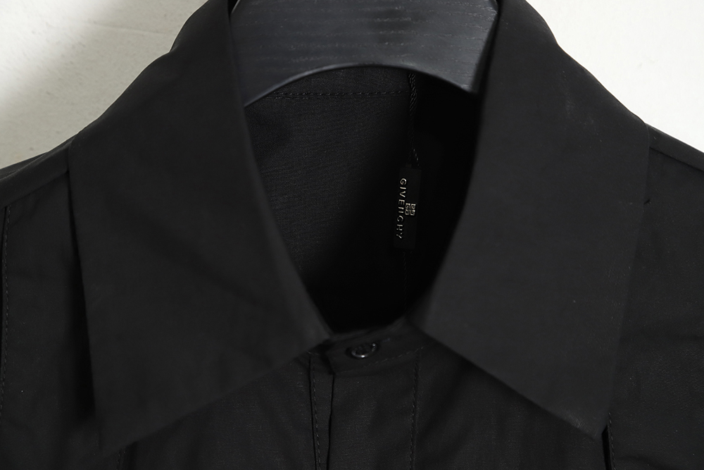 Givenchy Silver Button Shirt TSK1