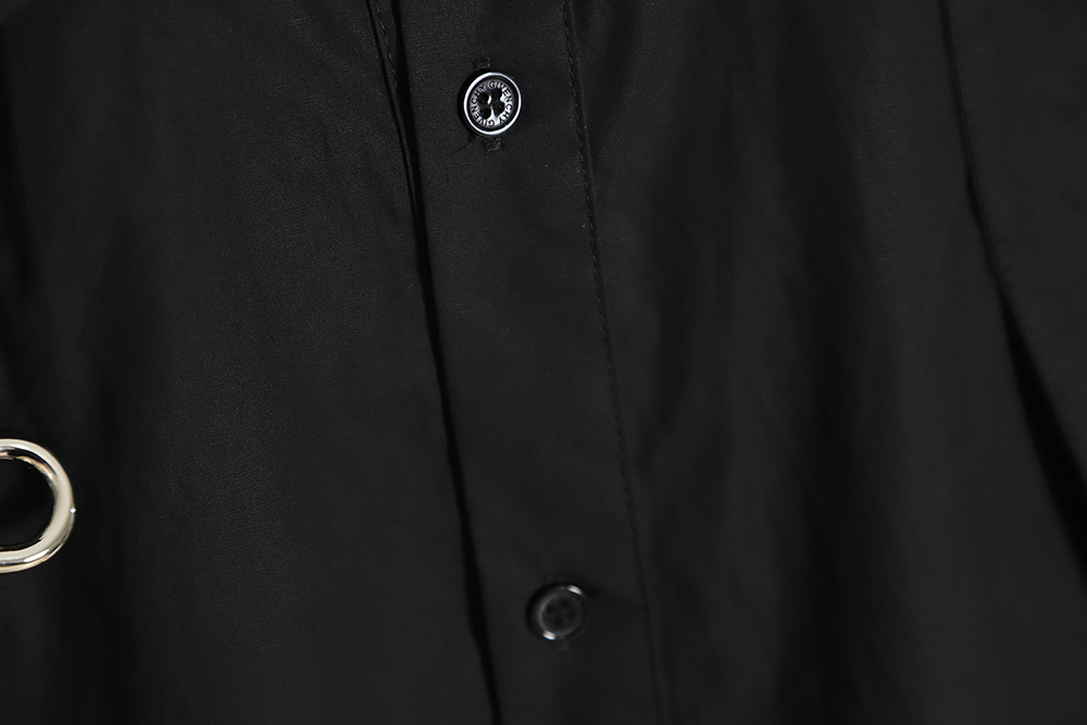 Givenchy Silver Button Shirt TSK1