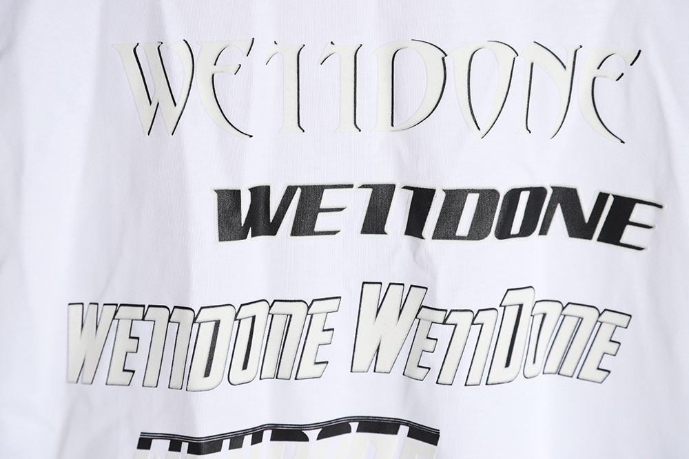 WE11 DONE 23SS Love Barrage Short Sleeve T-Shirt