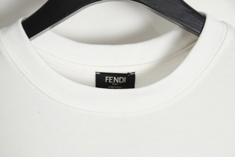 F**di 23ss wool bear print short sleeves