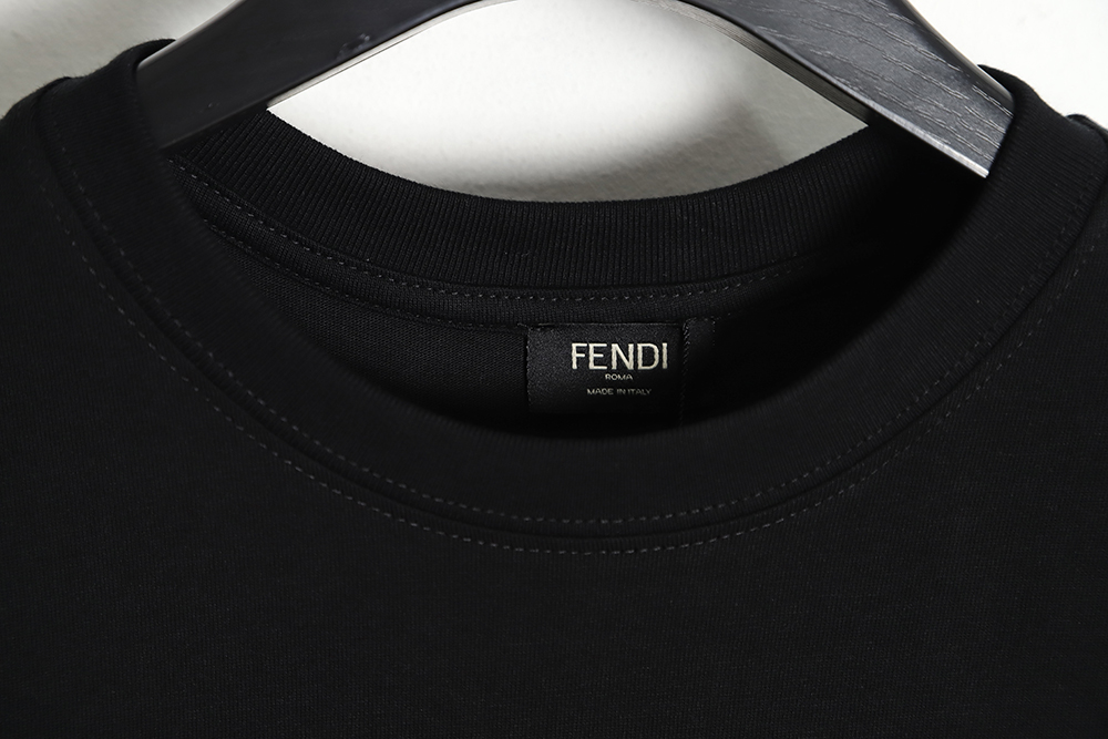 F**di 23ss wool bear print short sleeve tsk1