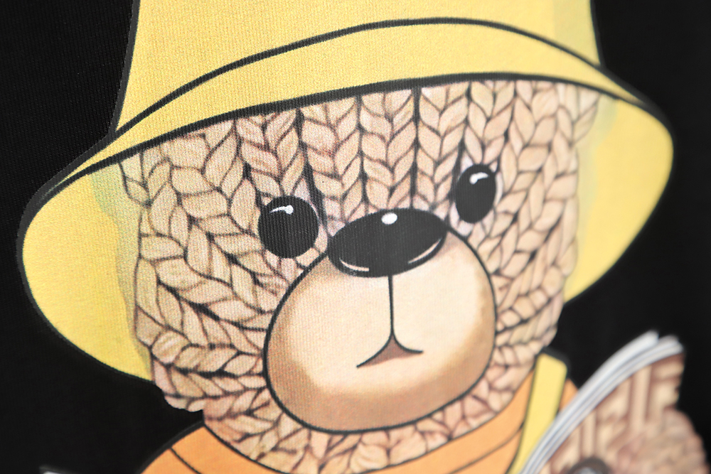 F**di 23ss wool bear print short sleeve tsk1