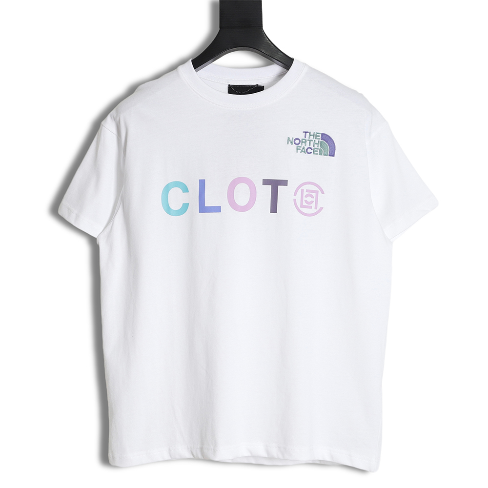 the nor*h F**e x clot guanxi same letter print short sleeve tsk1