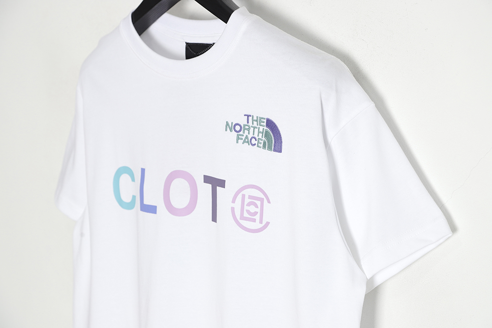 the nor*h F**e x clot guanxi same letter print short sleeve tsk1