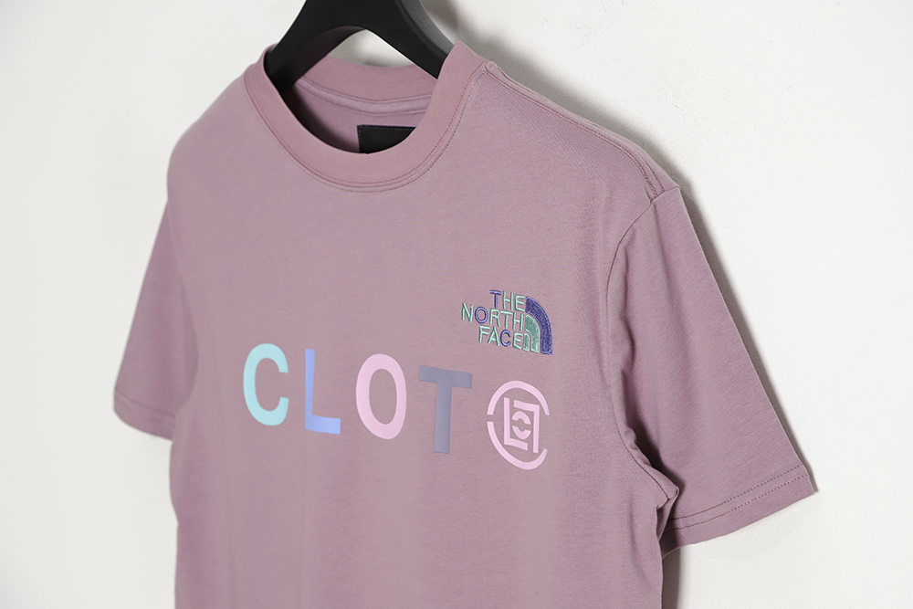 the nor*h F**e x clot guanxi same letter print short sleeve tsk2