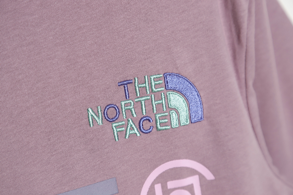 the nor*h F**e x clot guanxi same letter print short sleeve tsk2