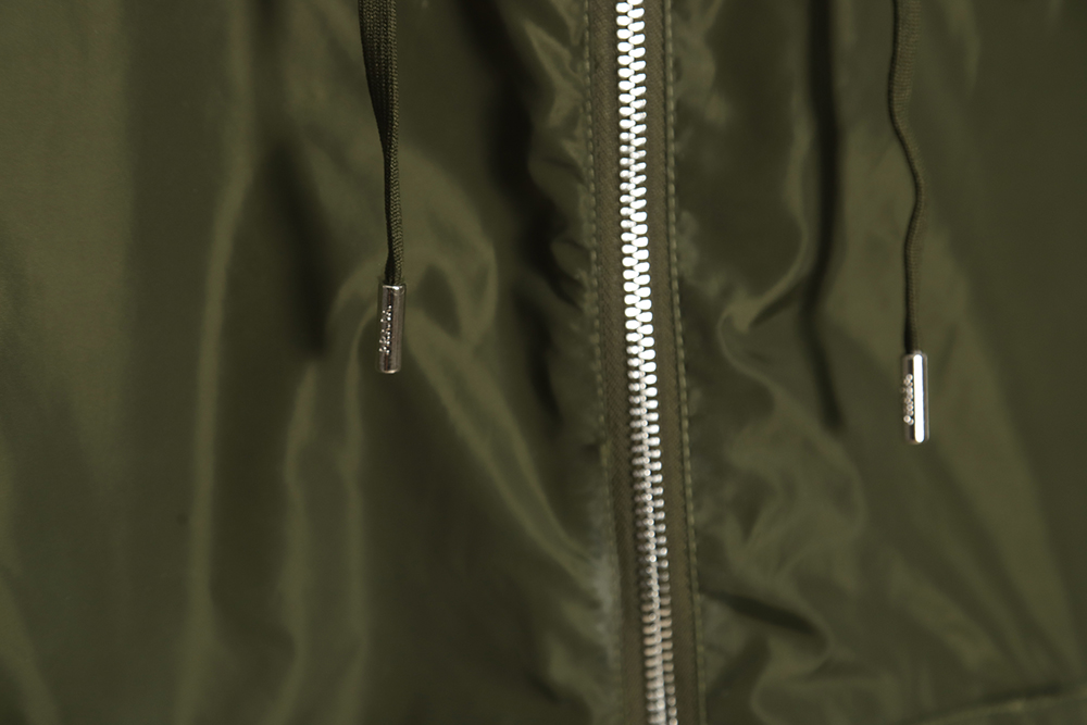 Pra*a prd 23ss nylon triangle logo hooded light jacket jacket