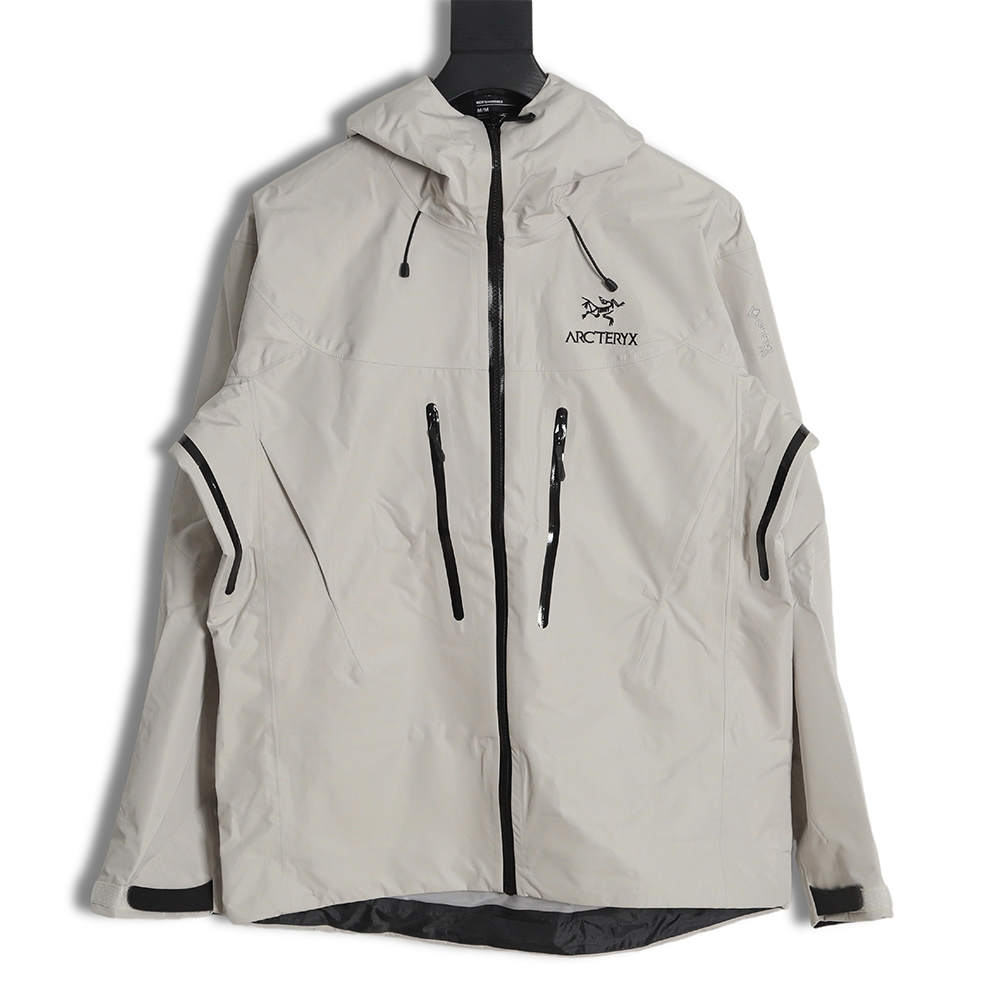 ARC''TERYXAlpha SV Outdoor Hard Shell Jacket (Ivory White)