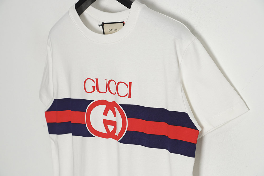 G*u*i 23ss interlocking g stripe short sleeves