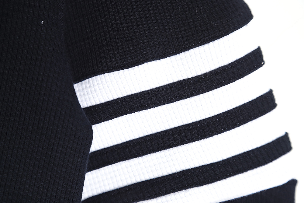 Thom Browne TB Waffle Sleeve Four Bar POLO Short Sleeve TSK2